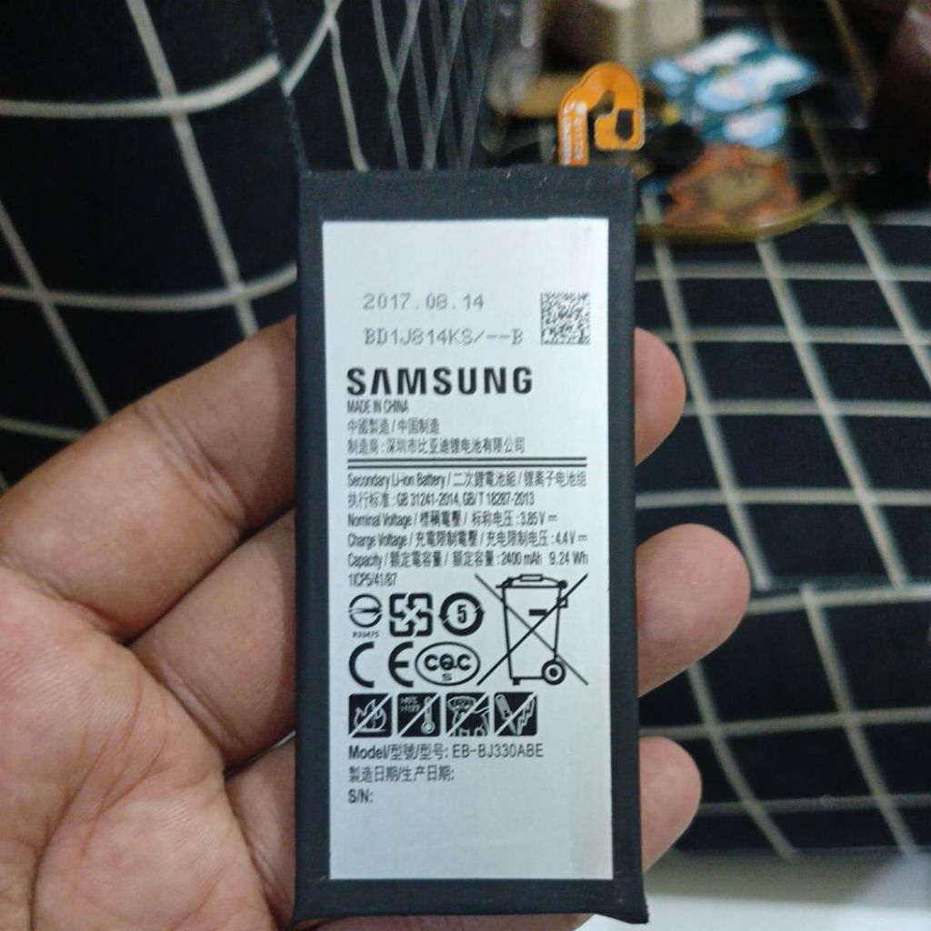 baterai Samsung J3 pro original normal