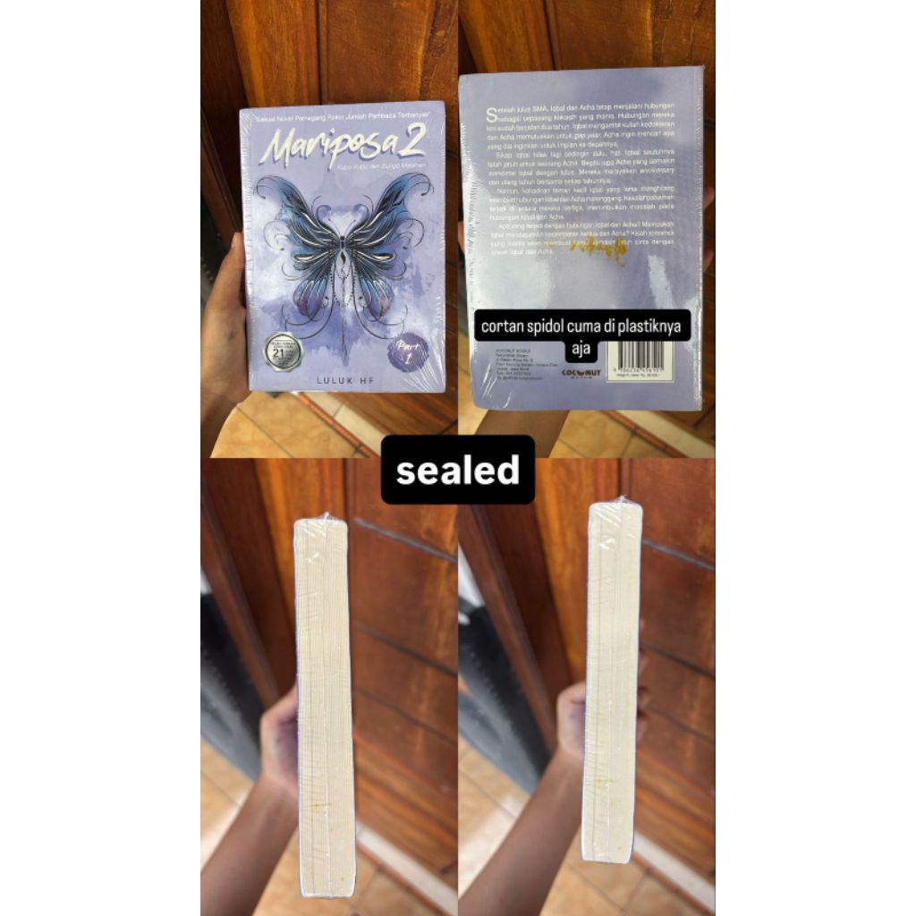 novel mariposa 2 SEALED