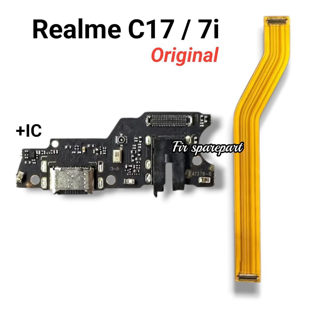 Papan Konektor Cas Realme C17 / 7i + Flexible Board Realme C17 / 7i Original