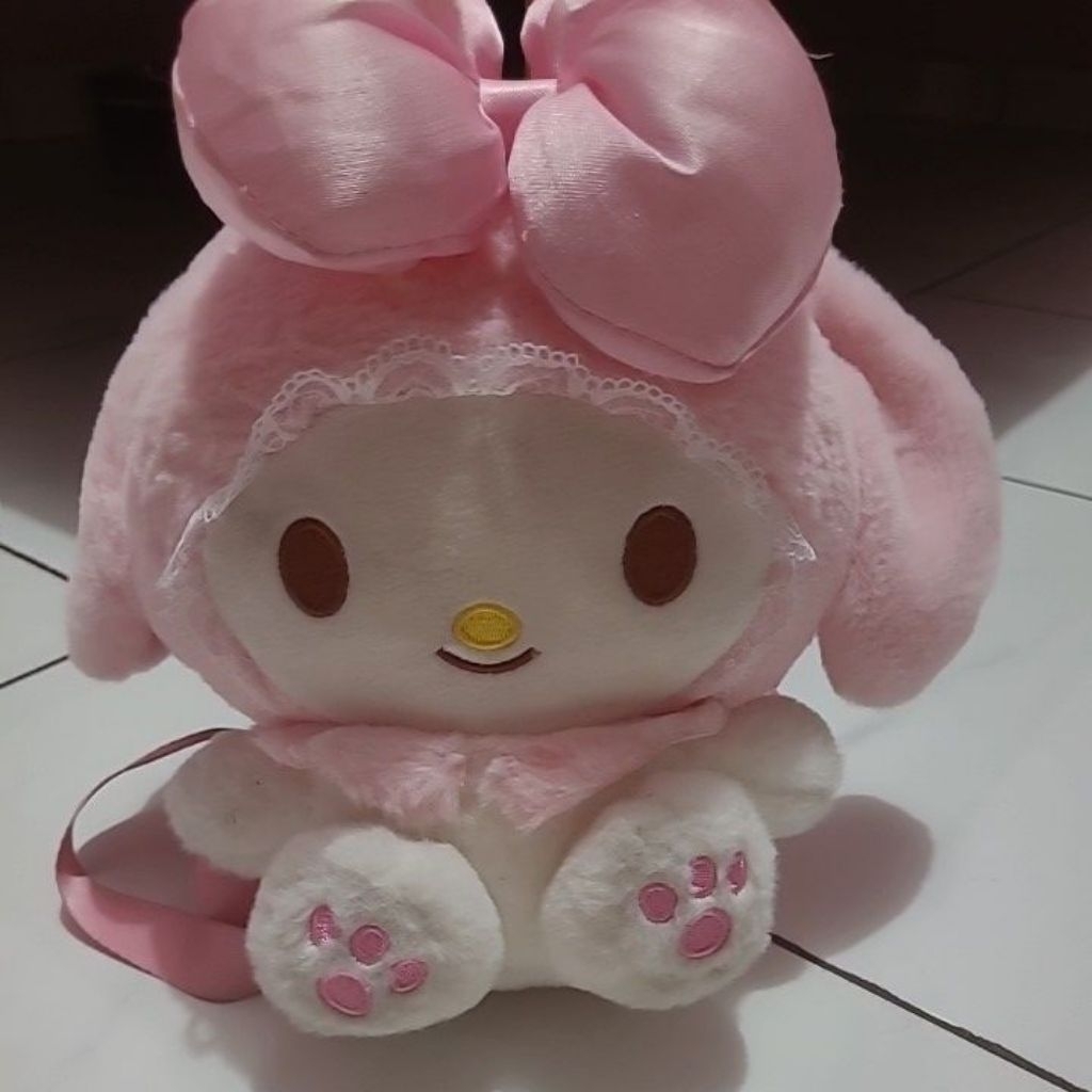 PRELOVED TAS RANSEL MY MELODY PINK TAS ANAK SAYANG ANAK BABY BAG MY MELODY