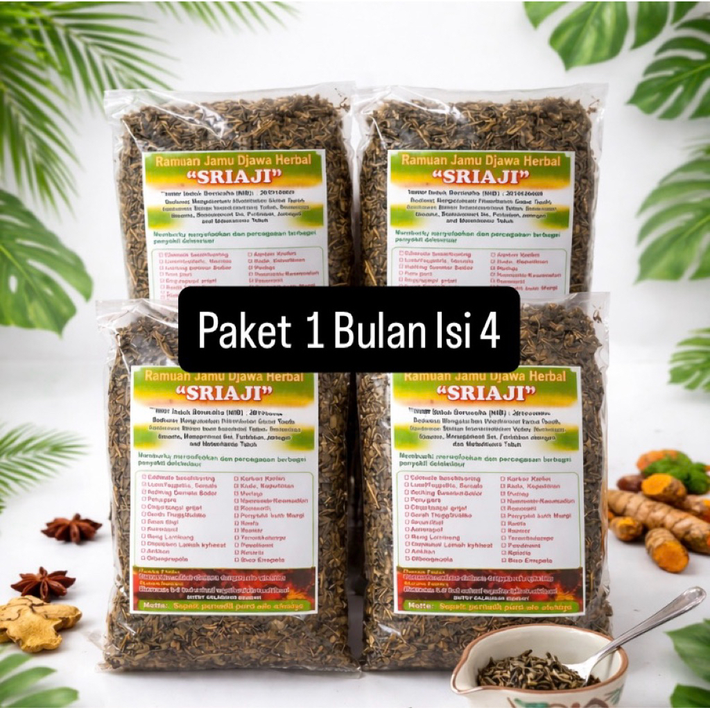 Herbal SRIAJI Minuman Herbal Rempah Alami