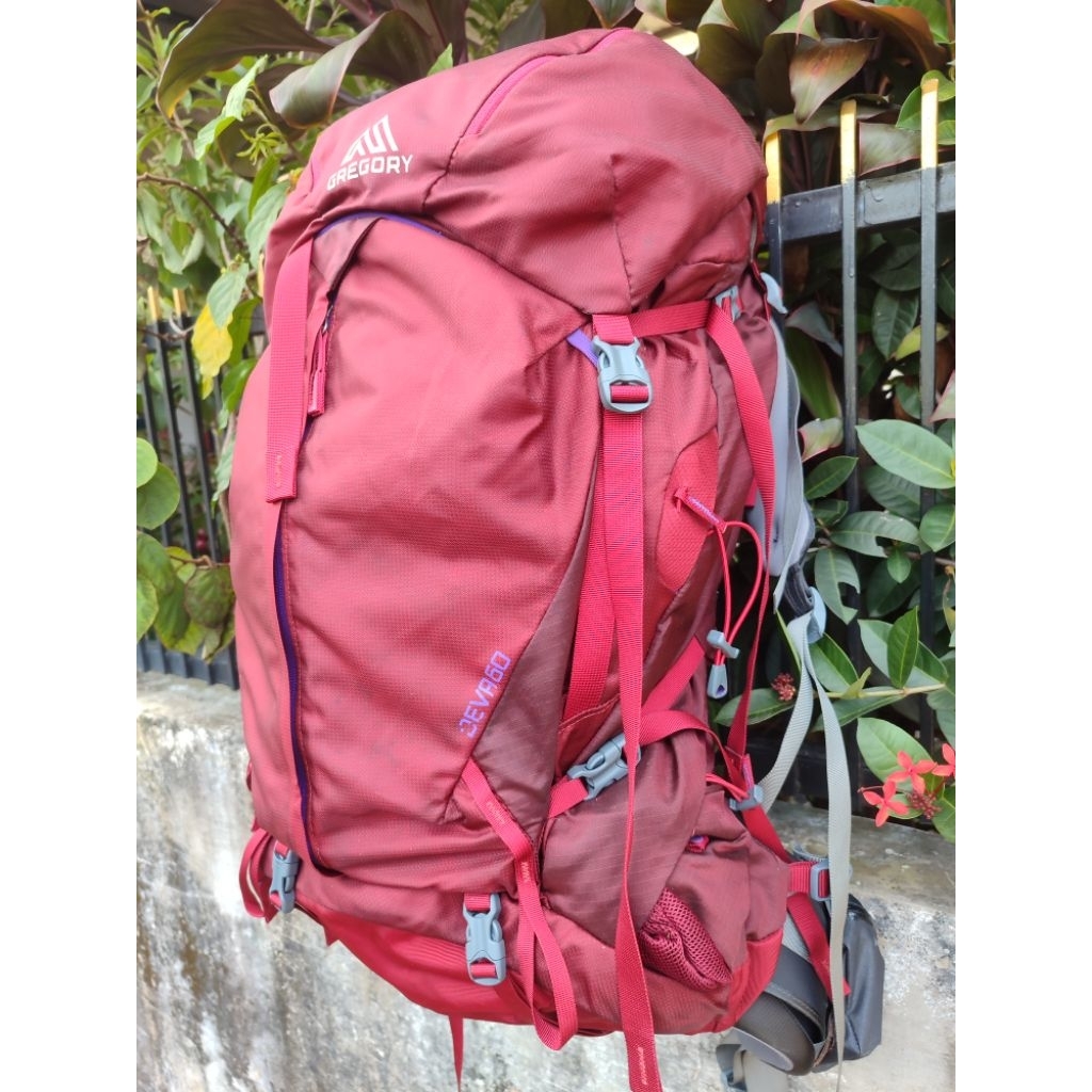 original gregory deva 60 tas gunung backpack keril carrier tas gunung second