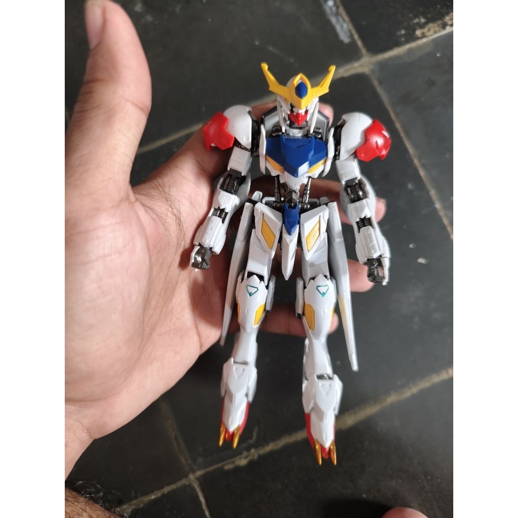 hg barbatos lupus bandai + metal frame,bp barbie rex+bael+option part set brand star