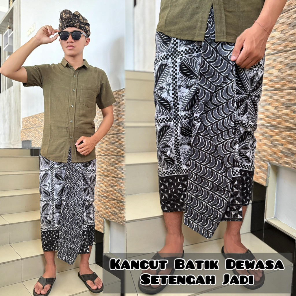 Kamen Kancut Jadi Batik Dewasa | Kamen Batik Bali Setengah Jadi