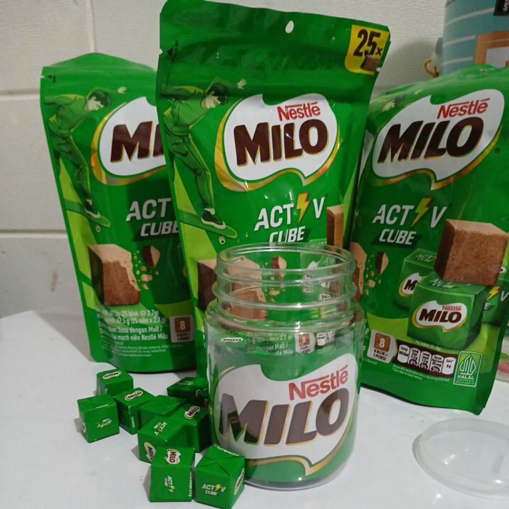 (satuan) Milo Cubes / cokelat Milo bentuk cube kotak