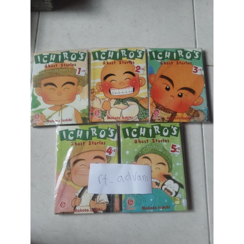 Komik Kolpri Ichiro Ichiro's Ghost Stories 1-5 (Tamat) Like New