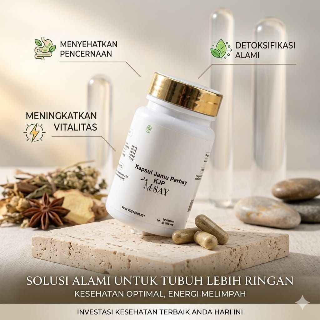 KJP Kapsul Jamu Pelangsing Original BPOM TR213385231