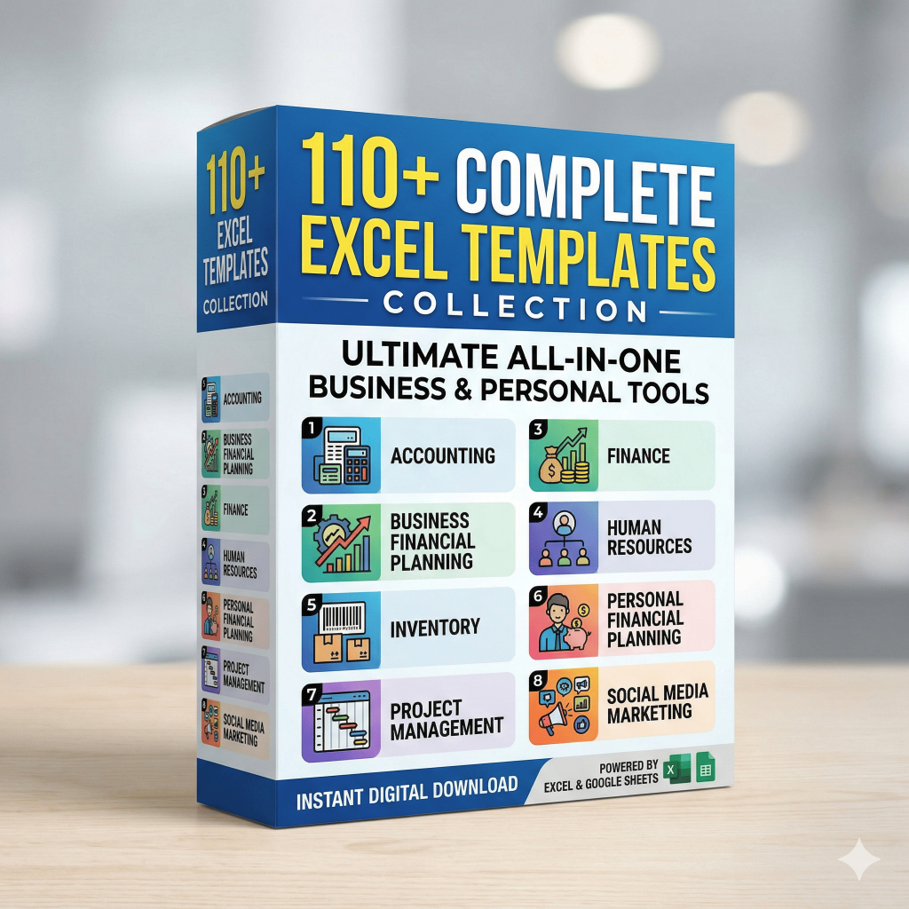 110+ Template Excel Terlengkap Akuntansi Keuangan HRD Inventaris Bisnis dan Manajemen Proyek