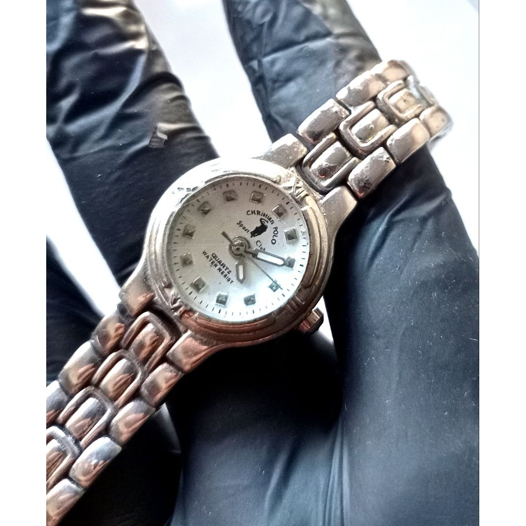 jam tangan vintage second christian polo