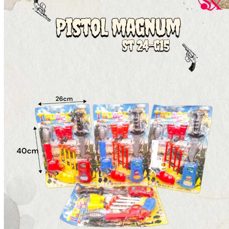 Mainan Anak Pistol Magnum(ST24-G15)