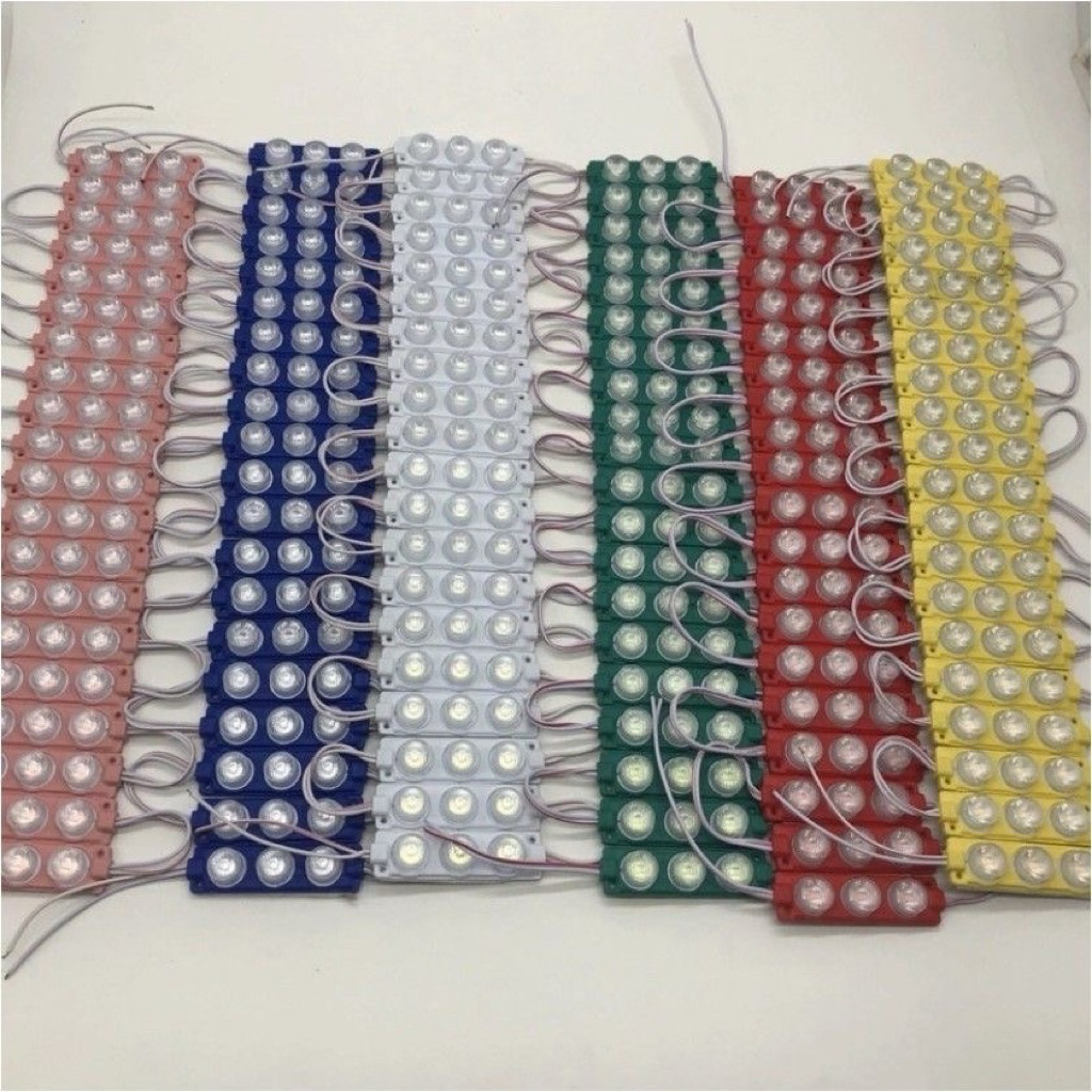 COD Lampu LED 3 Mata Jumbo 12 Volt - 24 Volt Lampu Kolong Sepeda Motor / Mobil / Truk / Becak / Odon