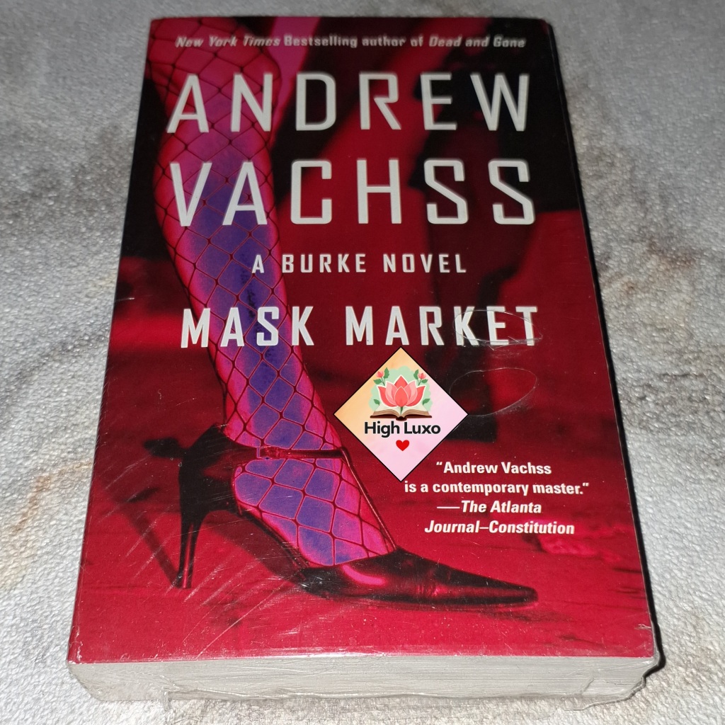 Buku Mask Market A Burke Novel 16 Andrew Vachss Book Original Import English Crime Thriller Mystery 