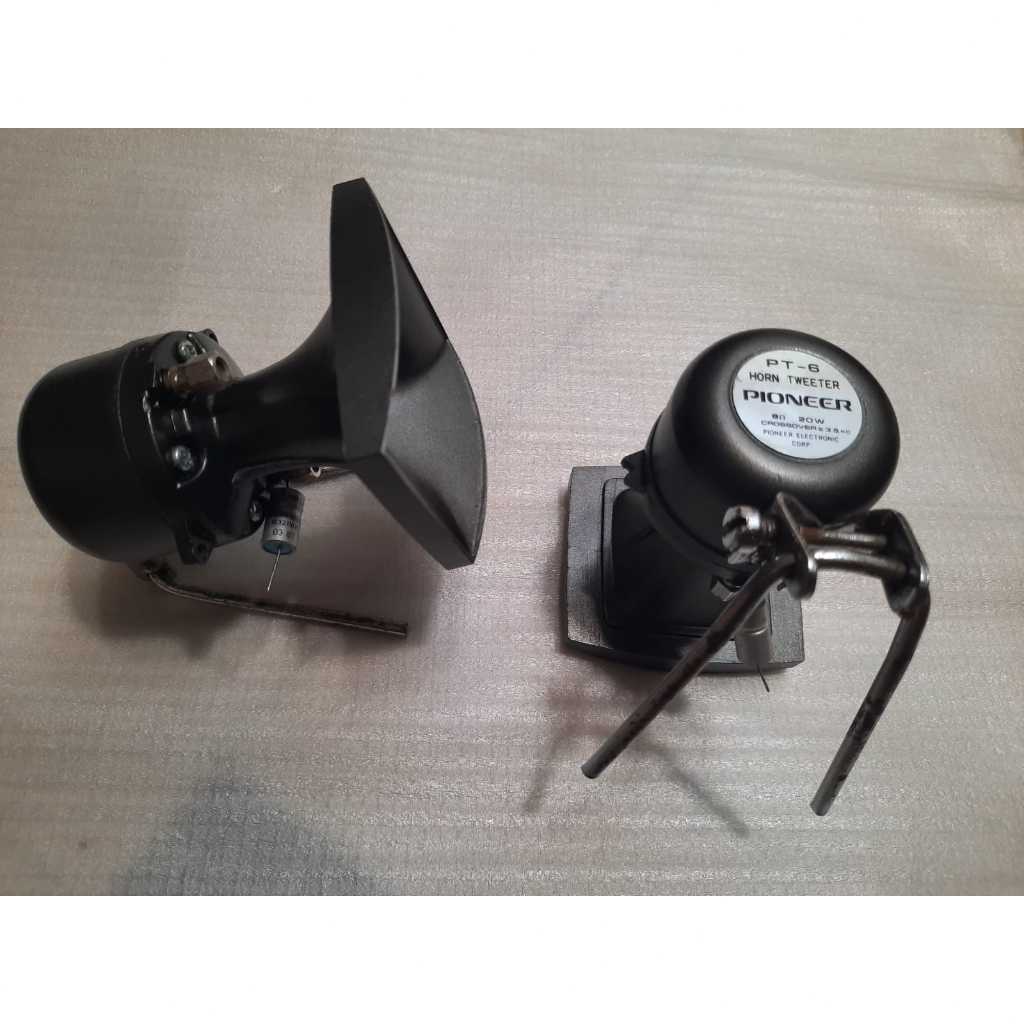 Horn Tweeter Vintage  PIONEER PT - 6 Rare Full Original Alumunium Horn Made In JAPAN