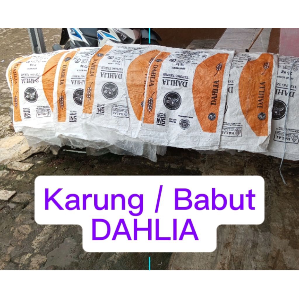 karung bekas terigu DAHLIA