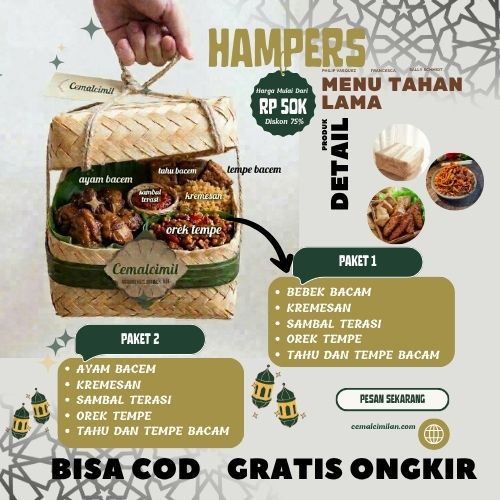 Paket Lauk Mertua: Hampers Lauk Matang Spesial (Free Kartu Ucapan & Box)