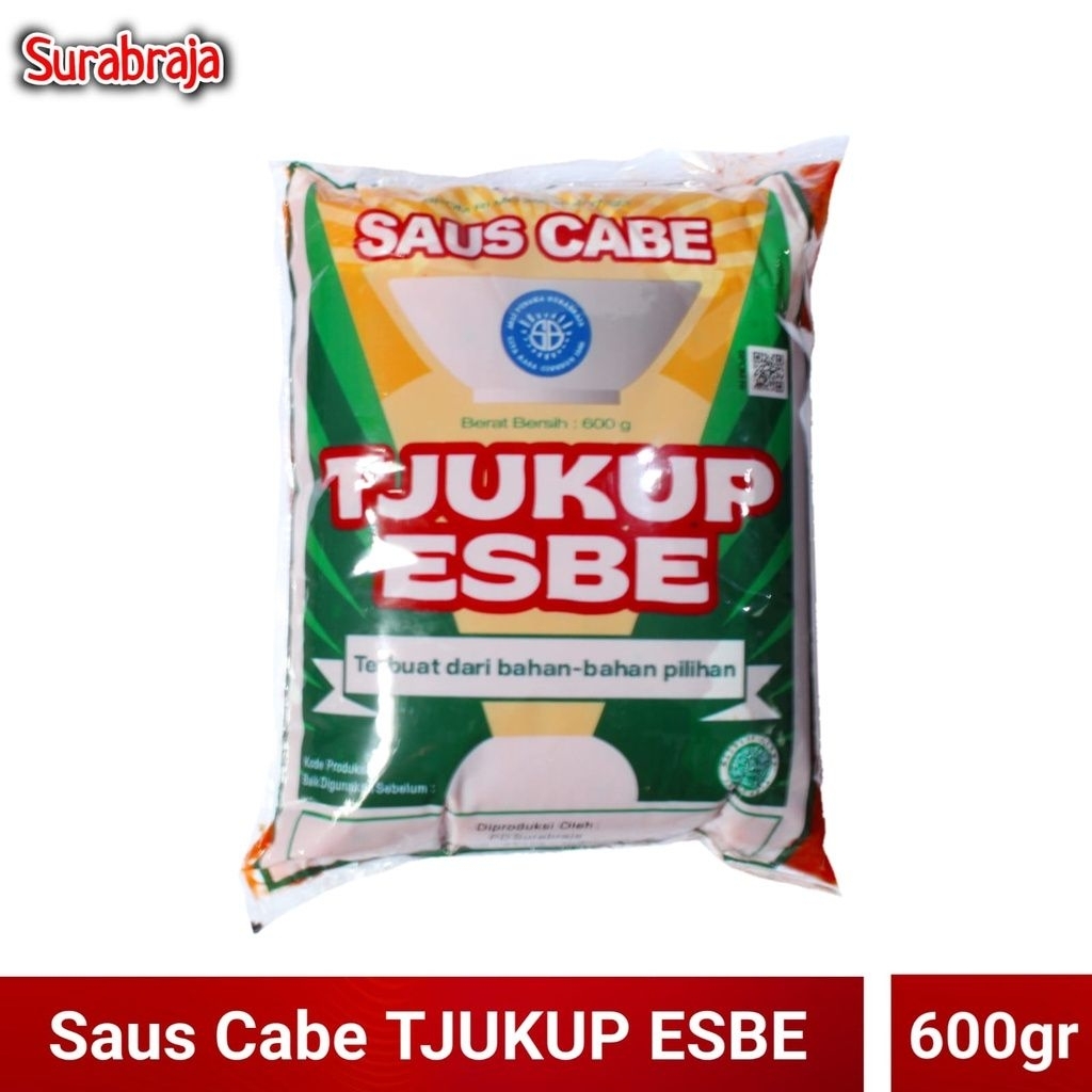 Saos Cabe Bantal Tjukup Esbe 1 Dus (24 pcs) HEMAT