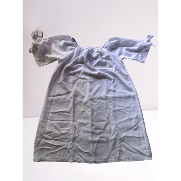 Dress sabrina putih pendek