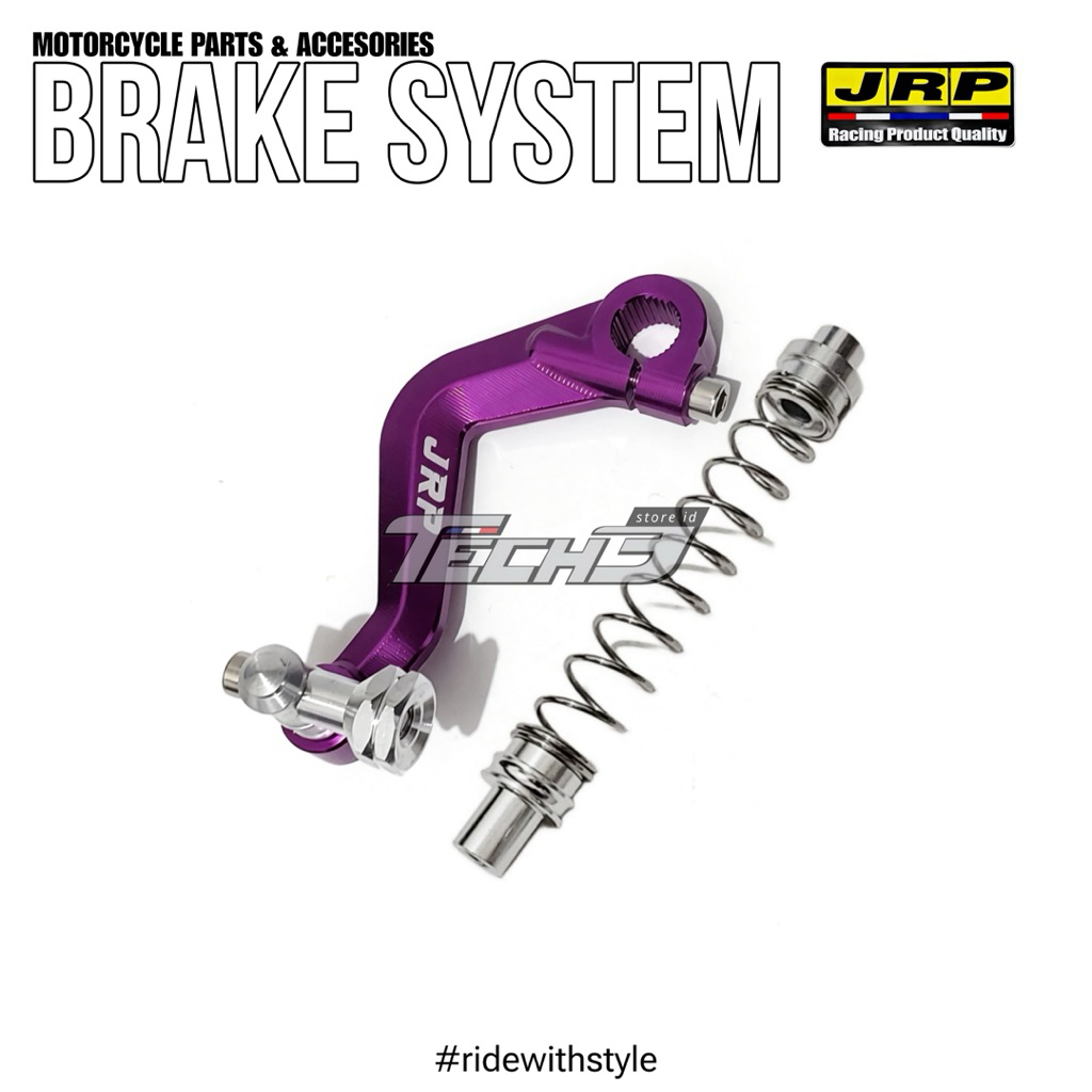 [ Paket Murah ] Paha Rem JRP Plus Per Chrome Plus Seling Rem Paha Rem / Tuas Rem Belakang Full Cnc M