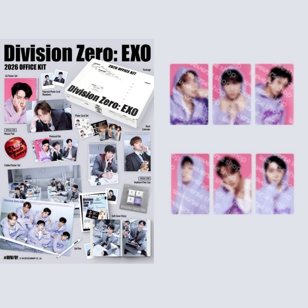 +GIFT Weverse] PO Sharing EXO - Season's Greetings 2026 | SG26 | Season greeting POB Sehun Chanyeol 