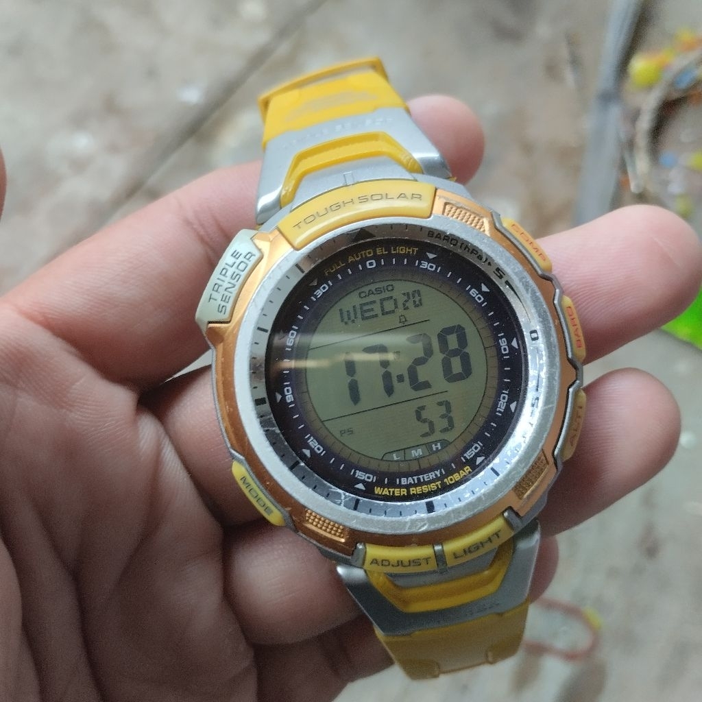 Protrek PRG-110C-9 Tough Solar Triple Sensor JDM Fullset