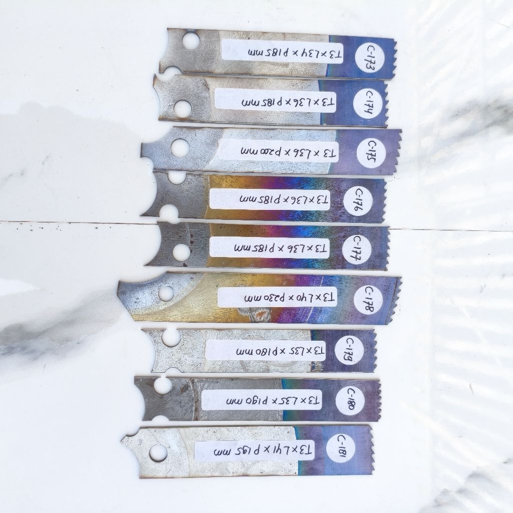 01. Bahan baja HSS DMO5 Julia tebal code 3mm