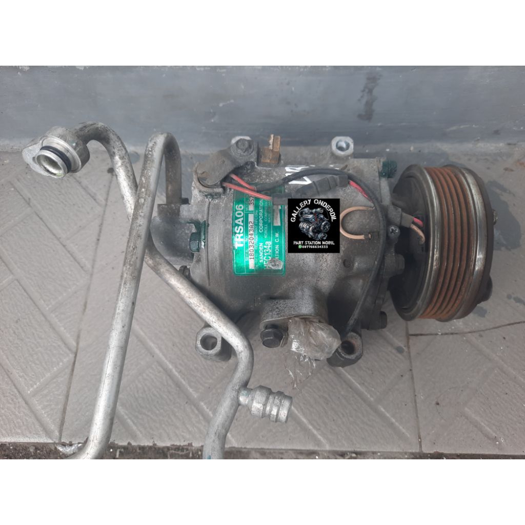 KOMPRESOR AC BRIO CBU 1.3 ORISINIL SANDEN COPOTAN