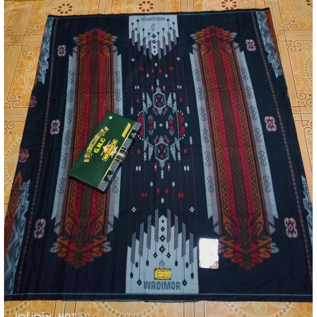 Sarung Pria Dewasa Wadimor Gmc Seri Hitam Sarung Santri Terbaru Sarung Wadimor Gmc Gunungan Sarung S
