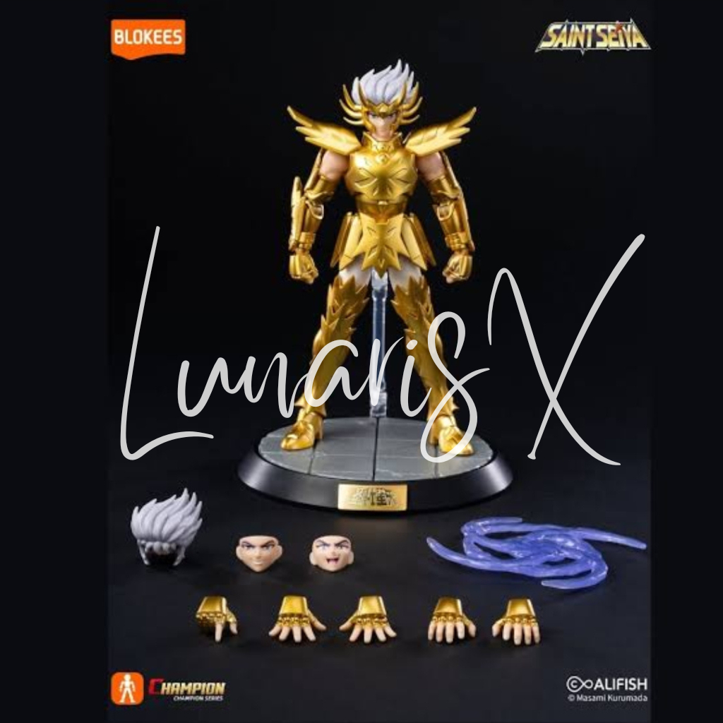 Blokees Saint Seiya Champion Class Cancer Death Mask Gold Saint Seiya Color Version Original Action 