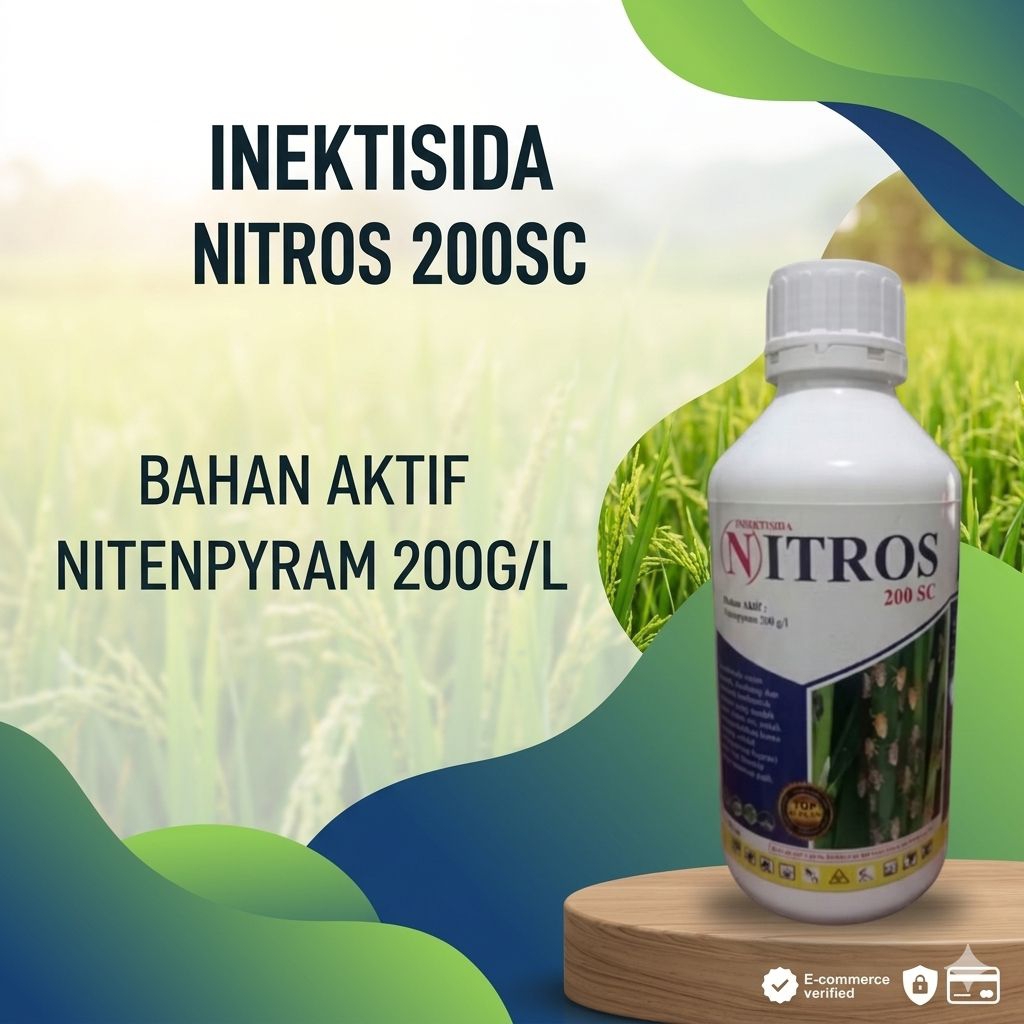 Nitros Insektisida Nitro 200SC 1liter Bahan Aktif Nitenpyram 200g/L