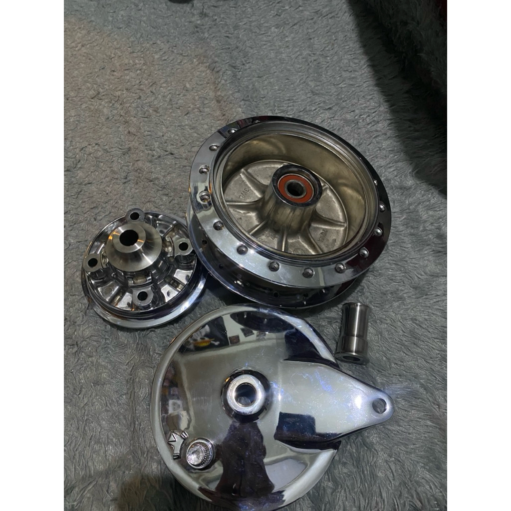 Tromol Blakang Rx King Original crom Set Tinggal pakai
