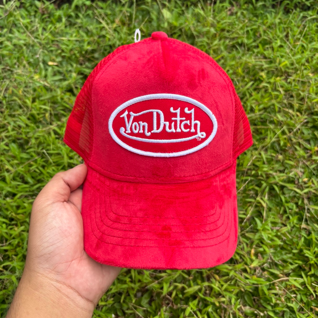 VON DUTCH TRUCKER USA - VELVET RED