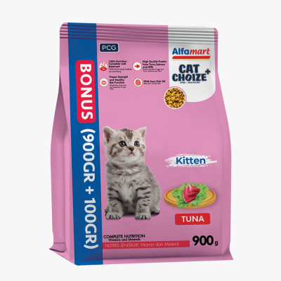 Alfamart Cat Choize Makanan Kucing Kering Kitten Rasa Tuna 900 g