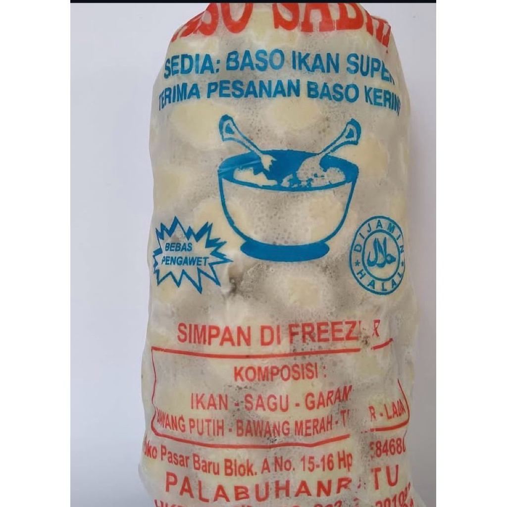 BAKSO IKAN PALABUHANRATU ( bakso sabar )