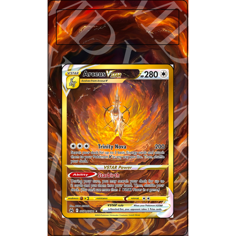 Arceus VSTAR #GG70 Pokemon Crown Zenith (Extended Art)