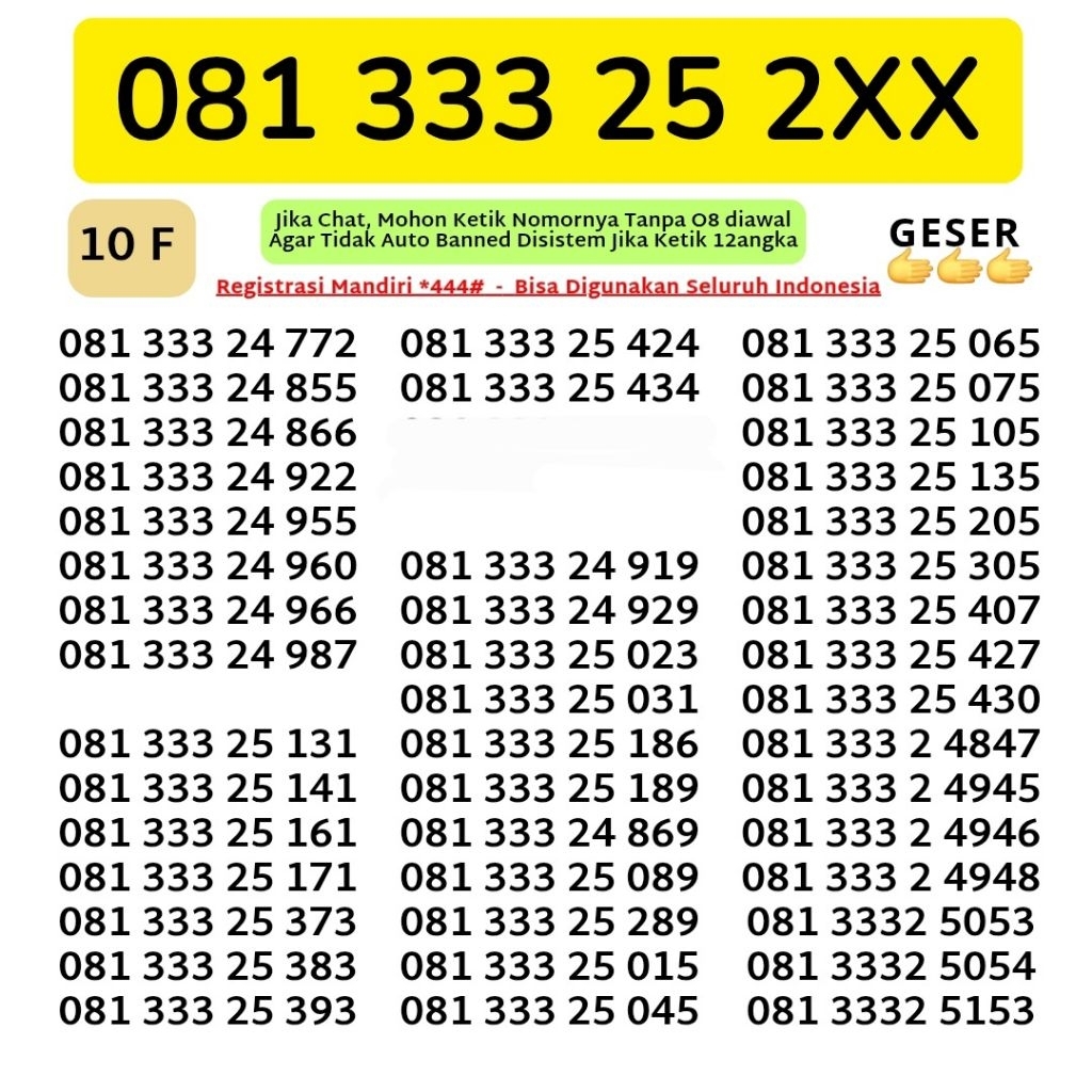 100an Nomor Cantik Simpati Telkomsel 3G 4G 5G Kartu Perdana Telkomsel Camtik Nocan Simpati Kartu Per