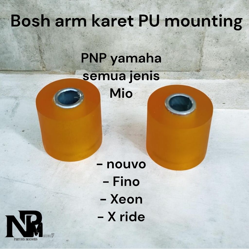Bosh Arm Mounting Karet PU PNP Yamaha Mio, X Ride, Xeon, Fino, Nouvo