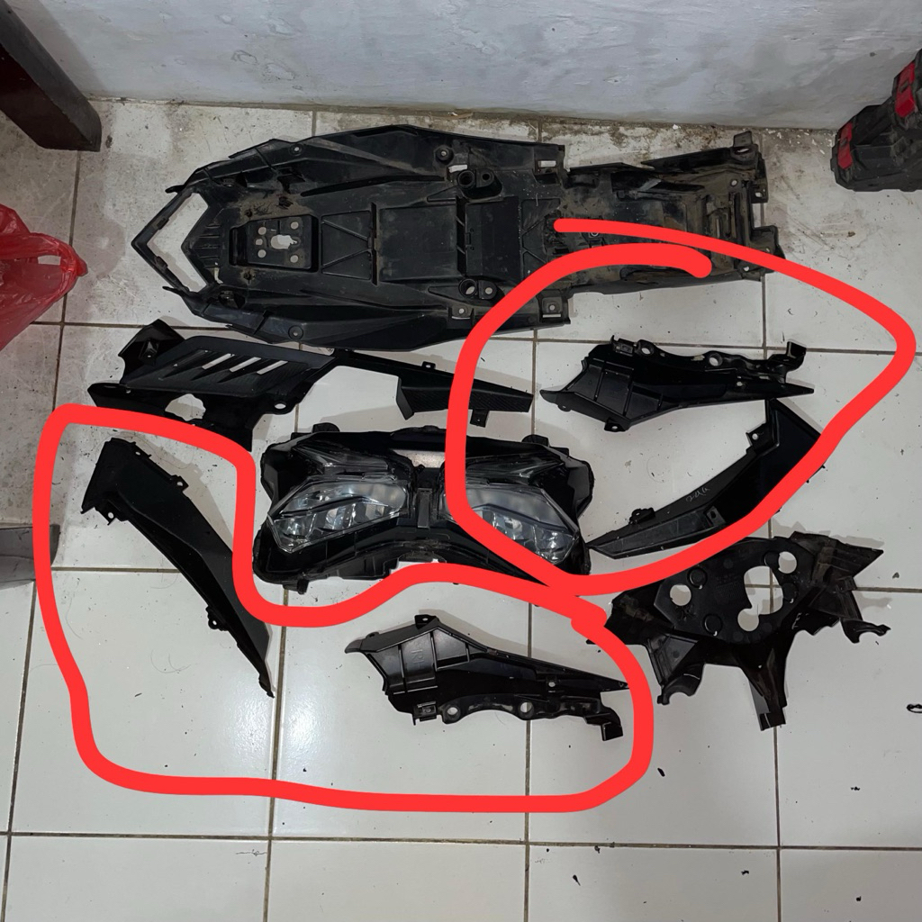 Set Body Kasar Belakang CBR250RR