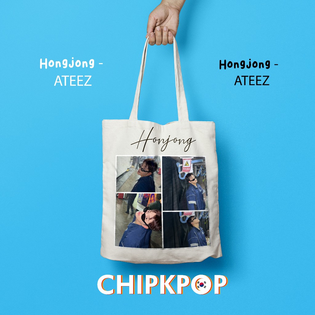 [PACKAGE SET] TOTEBAG HONGJONG ATEEZ I HONGJONG ATEEZ I HONGJONG ATEEZ KPOP I TOTEBAG KPOP I TOTEBAG