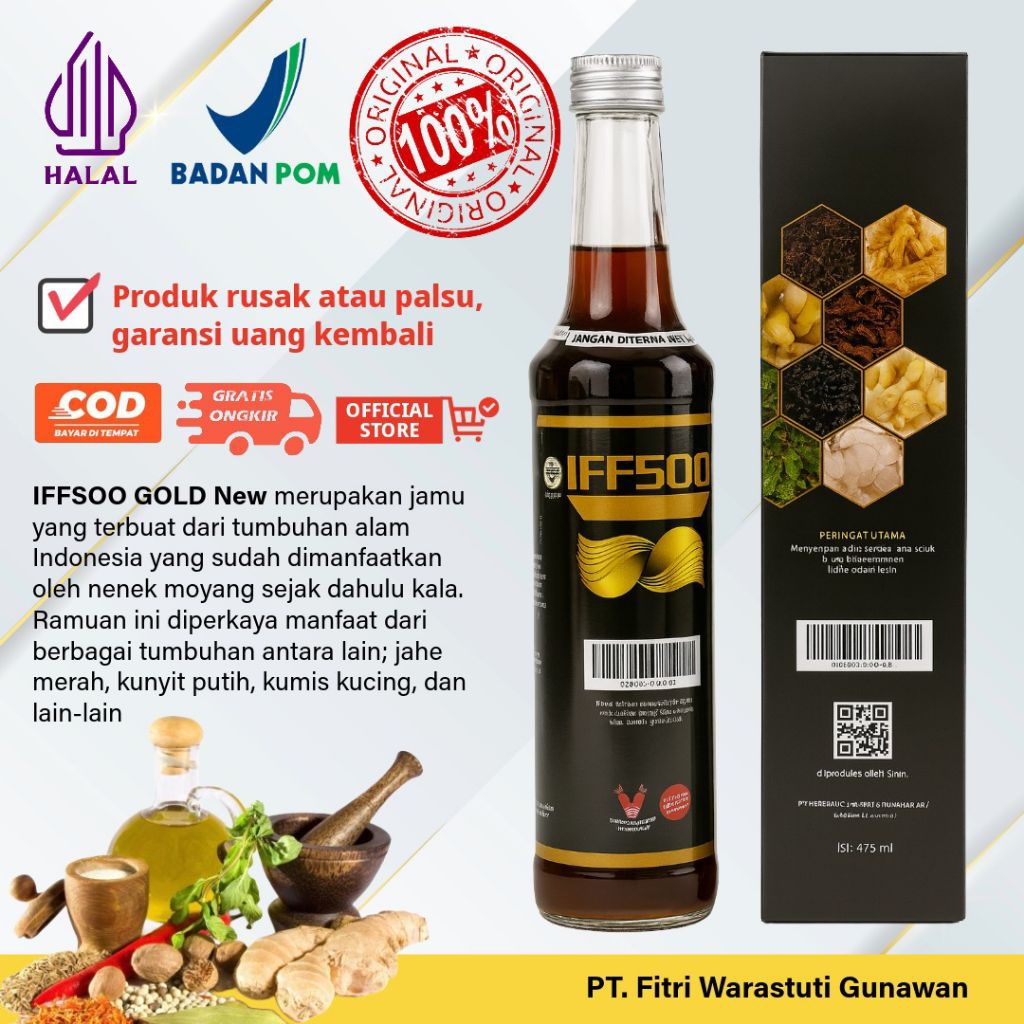 IFFSOO Gold Jamu Herbal Garansi ORI 100%