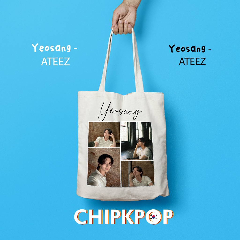 [PACKAGE SET] TOTEBAG YEOSANG ATEEZ I YEOSANG ATEEZ I YEOSANG ATEEZ KPOP I TOTEBAG KPOP I TOTEBAG AT