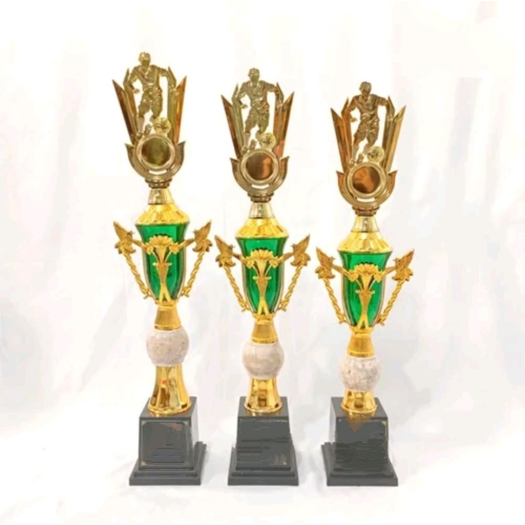 piala trophy kejuaraan lomba sepakbola 1set isi 3 juara 123/piala trophy murah 1set isi 3 juara 123