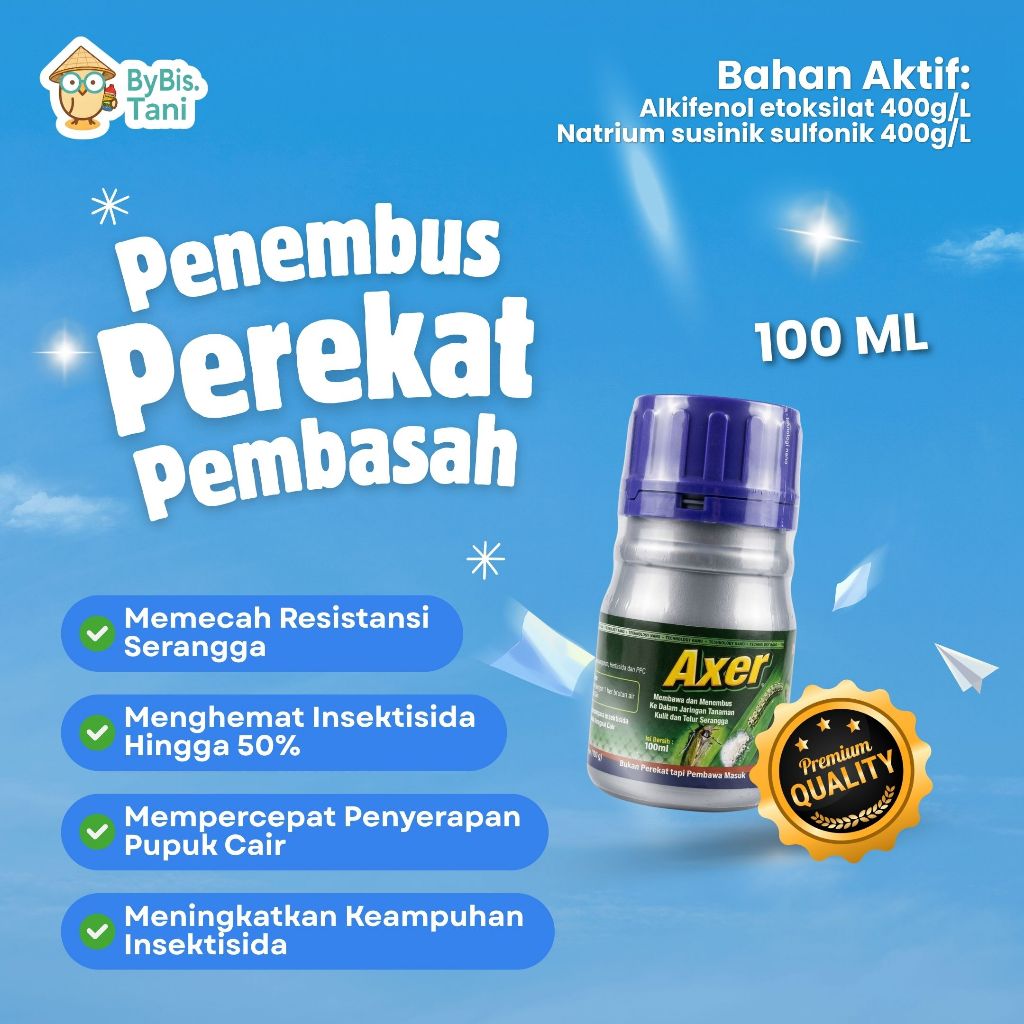AXER 100ml Perekat Perata Penembus Pestisida & Pupuk Nano Teknologi