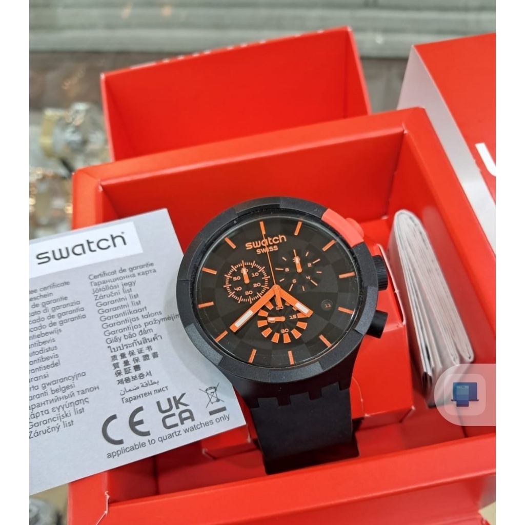 JAM PRIA ORIGINAL SWATCH BIG BOLD SWATCH SB02B402 SWATCH SWTSB02B402 diameter -+.4,7cm