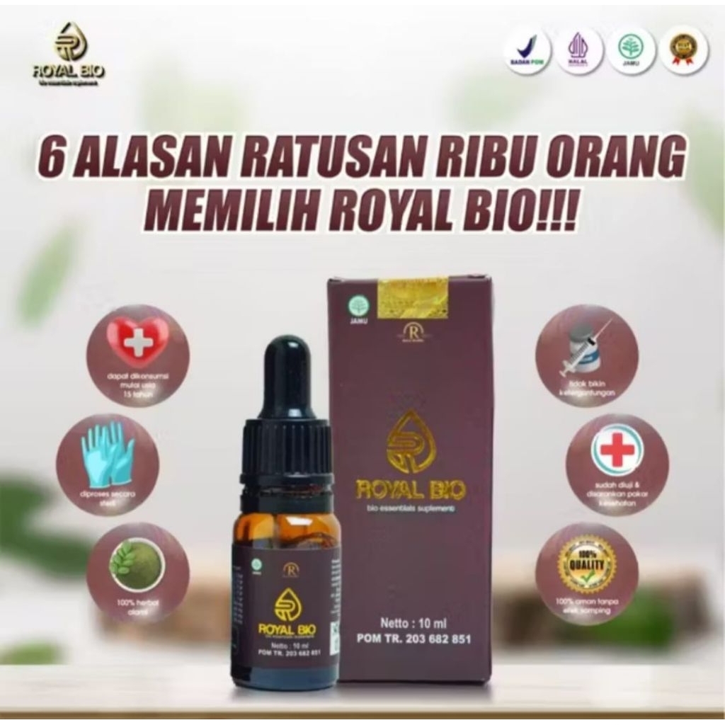 ROYAL BIO ORIGINAL HERBAL ATASI MASALAH JANTUNG BPOM TERBAIK