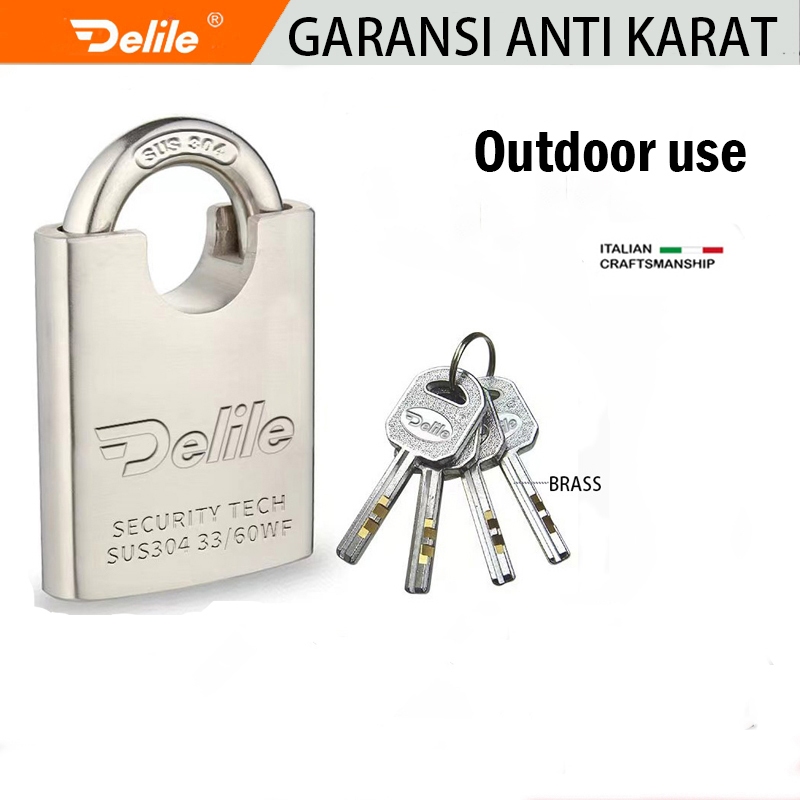 Kunci Gembok Rumah / Kunci Rumah/Gembok Anti Maling/Kunci Pagar/ DELILE GEMBOK Pintu