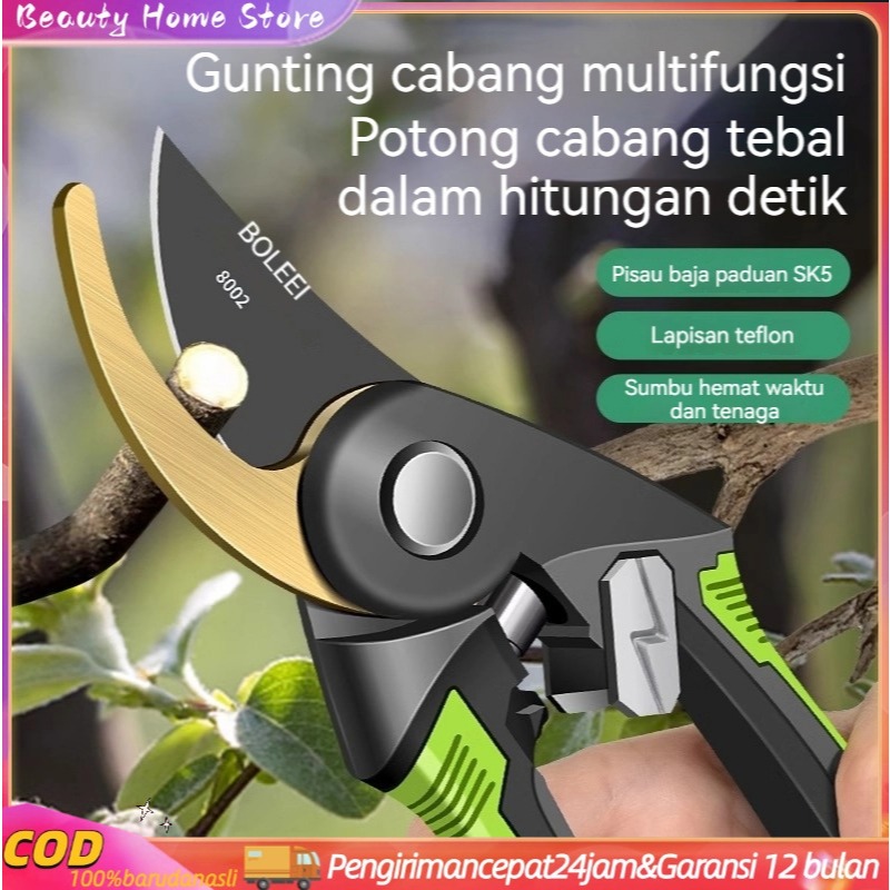 Gunting Dahan Ranting SK5 Baja Super Tajam Pruning Shears Heavy Duty Gunting Tanaman Bunga Kebun Bon