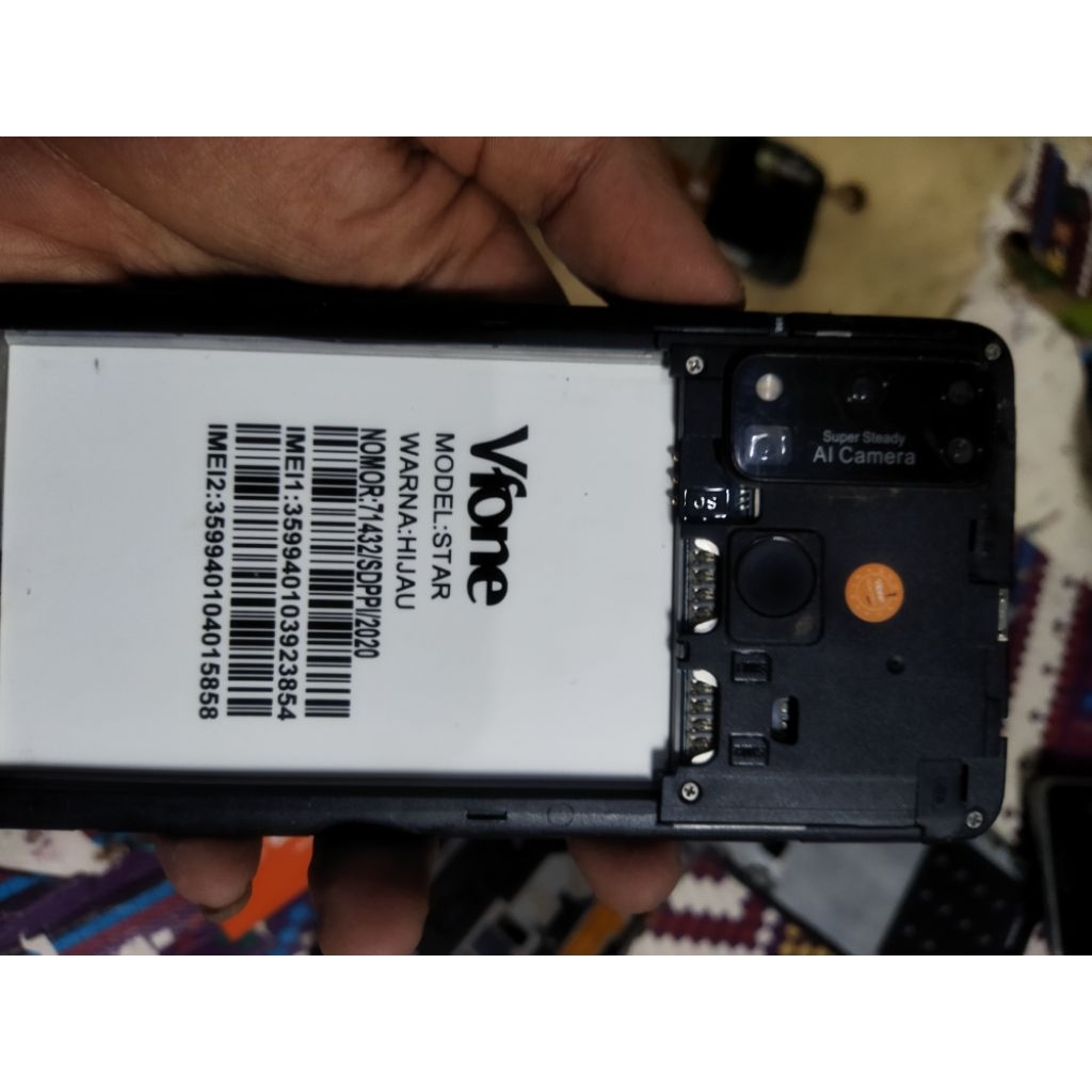 mesin hp himax vfone star mesin Yala normal tingal rakit