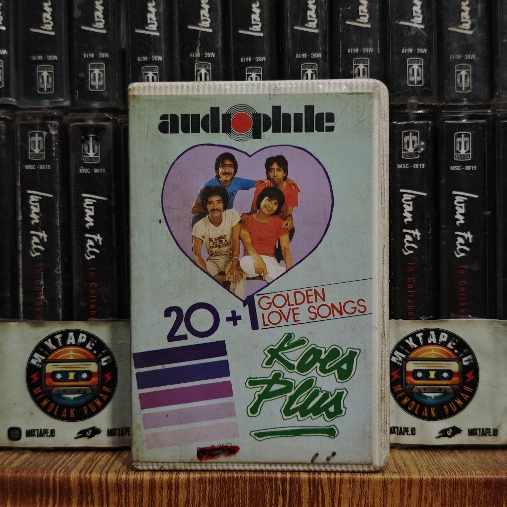 Kaset - Koes Plus - 20+1 Golden Love Songs - Radio Tape - Kaset Pita - Radio - Pemutar Kaset - Retro