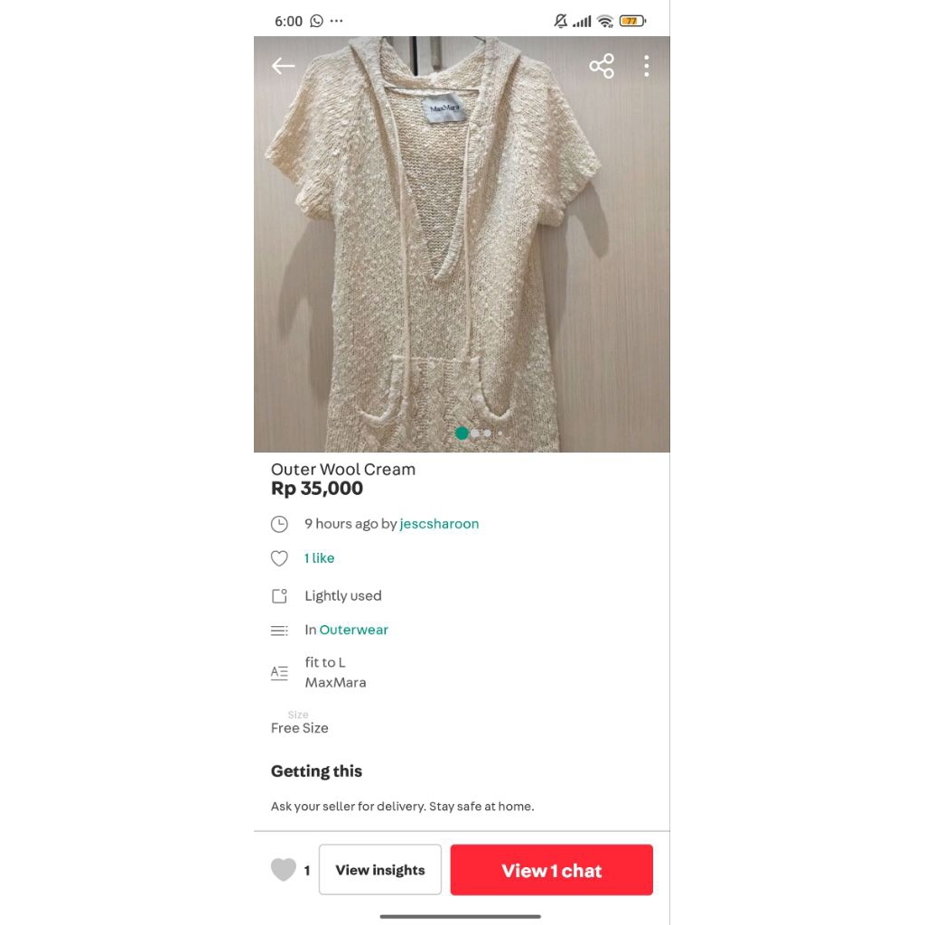 outer wool maxmara