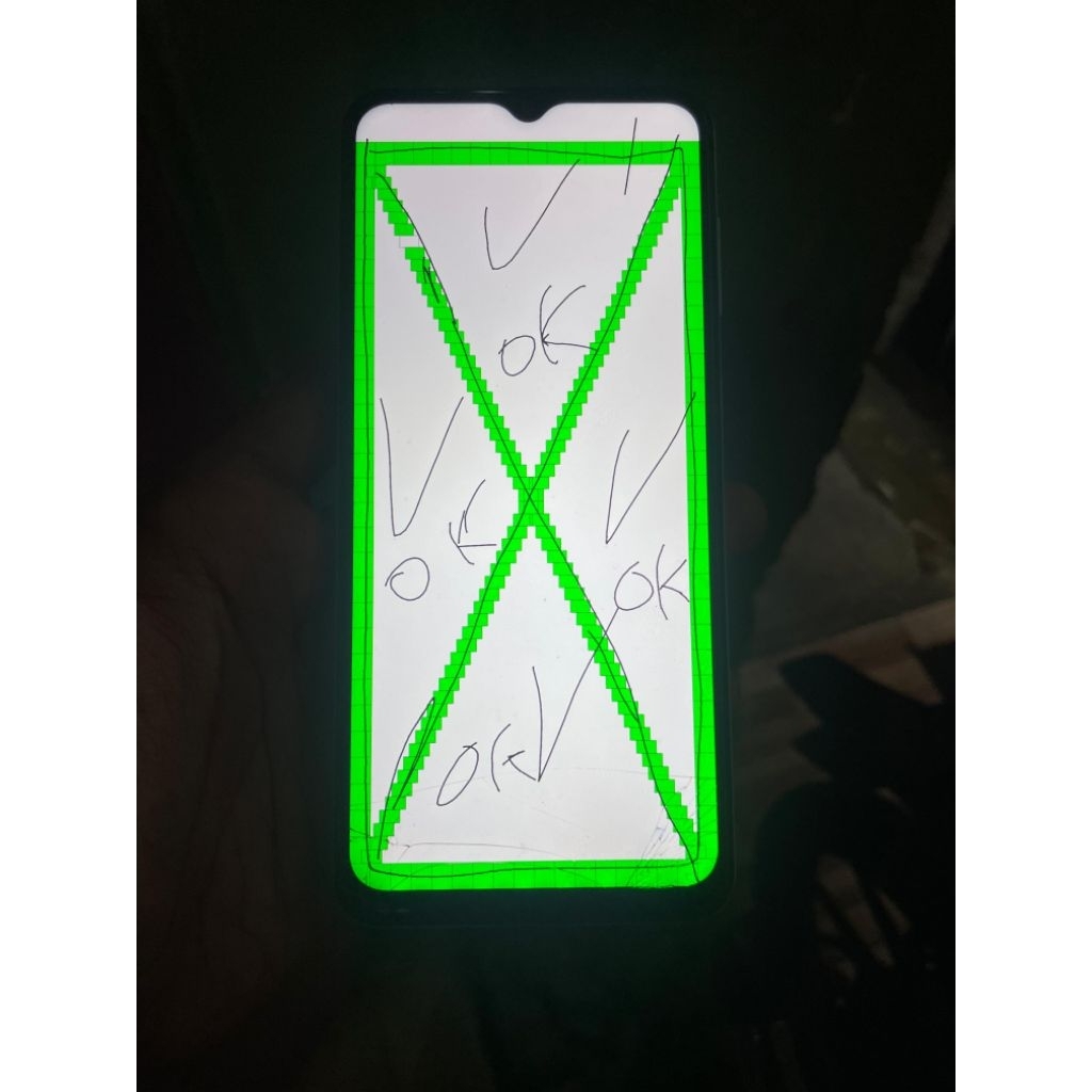lcd dan frame Tulangan Samsung a13 ORI copotan minus retak